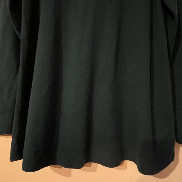 J.Jill Pullover Sweater Forest Green~55%Cotton& 25%Rayon & 20%Nylon Med Petite - Picture 16 of 16